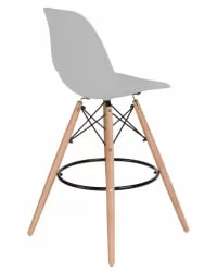 Барный стул ДОБРИН ДСВ БАР Светло-серый ГР-01 / DOBRIN DSW BAR GR-01