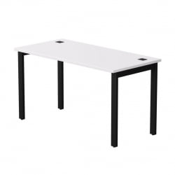 Стол прямой на металлокаркасе, опоры 90 гр Everprof EVO 254S007 Белый Черный
