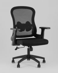 Кресло офисное ТопЧаирс Петал черный / TopChairs Petal