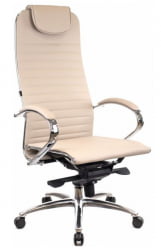 Кресло руководителя Еверпроф Деко Экокожа Бежевый / Everprof Deco