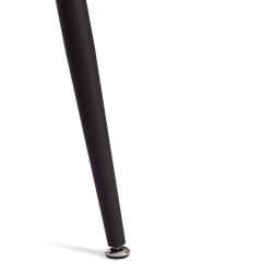 Стол VELETA ЛДСП/HPL/металл, 100 x 100+40 x 75 см, Дуб Порфир/черный