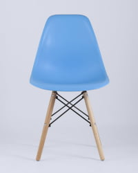 Стул Eames Style DSW голубой (разборный каркас)