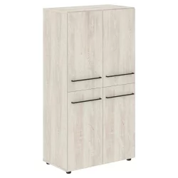 Шкаф с 2-мя комплектами глухих малых дверей LOFTIS LMC 80.4 Сосна Эдмонт