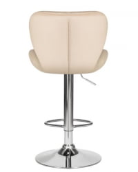 Стул барный ДОБРИН БАРНИ (бежевый велюр (МДЖ9-10)) 2 шт / DOBRIN BARNY (MJ9-10))