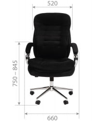Кресло руководителя CHAIRMAN 795 HOME ткань Черный