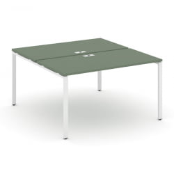 Рабочая станция двухсторонняя на 2 места CONCEPT CN.DRS-002 Кобо Белый