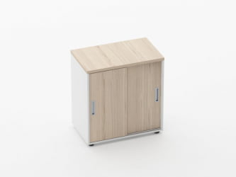 Тумба-купе Deka 9.02.07 Туя/Белый