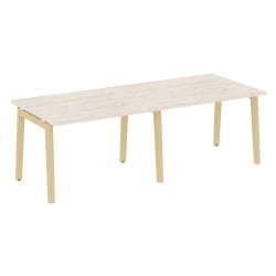 Стол переговорный (2 столешницы) ОНИКС ВООД ОВ.ПРГ-2.2 Денвер Светлый/Светлый / ONIX WOOD OW.PRG-2.2