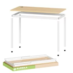 Cтолик для ноутбука Eureka ERK-D04-EW-V1 Embossed Wood