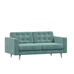 Диван с пластиковыми ножками Торн Светло-бирюзовый