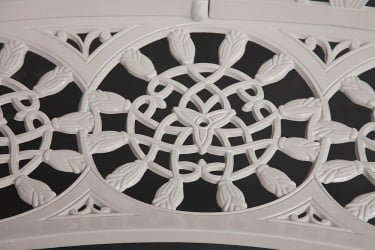 Скамья Secret De Maison Strauss (Штраус) алюминиевый сплав, 99хх56х76см, butter white