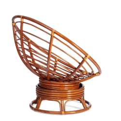 Кресло-качалка ПАПАСАН/ПАПАСАН в 23/01 Б /без подушки/ 115х78х104 см, Пекан (орех) / PAPASAN/ПАПАСАН w B Pecan