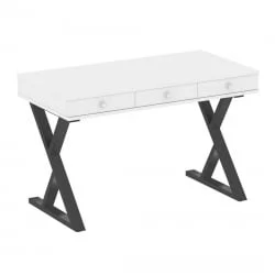 Стол письменный ХОМЕ ОФФИCЕ ВР.СП-1-118.М Белый Бриллиант/Антрацит металл / HOME OFFICE VR.SP-1-118.M