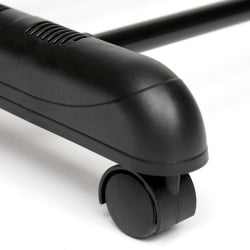 Гардеробная вешалка для одежды NY-3294 металл, 84-125*43*102-167см, хром/черный