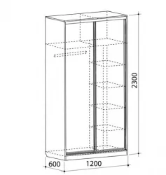 Детский шкафы-купе Рио-1 Венге