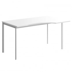 Стол эргономичный IMAGO-S CA-2S(L/R) белый алюминий