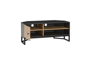 Тумба ТВ угловая Лофт ЛД.689.040.000 Дуб Вотан/Оникс Серый