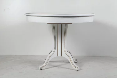 Стол обеденный Орион-5 (d1100) тон 1 с золотой патиной