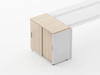 Тумба-купе Deka 9.02.08 Туя/Белый