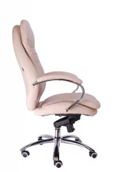 Кресло для руководителя Everprof Valencia M Кожа Бежевый