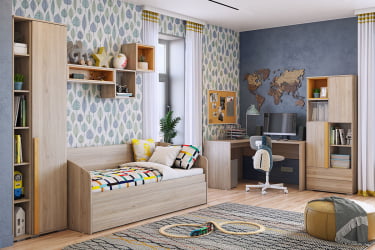 Полка в детскую 46 UL.46-M горчица