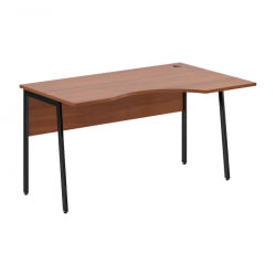 Стол эргономичный правый IMAGO Plus СА-2P(Пр) Орех французский Черный