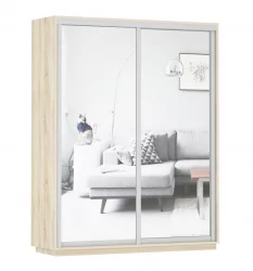 Шкаф-купе двухдверный Экспресс Дуо Экспенс 1600х2200h Дуб сонома