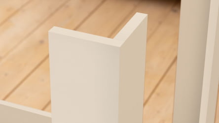 Стол обеденный Промо тип 1 Белый/Ателье темный