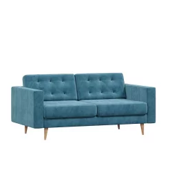 Диван с пластиковыми ножками Торн Синий