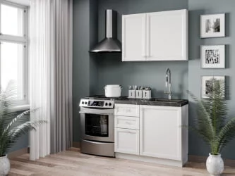 Тумба кухонная 400 с 3 ящиками ЛЮКС (4) Джулия ЛД 284.880.000.036 Белый