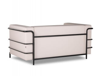 Диван двухместный Аполло 2.0 (2Д) Кремово-белый Euroline 907