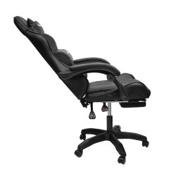 Геймерское кресло 088 цвет черный с массажем 088-black-mass