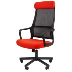 Кресло руководителя Chairman 590 ткань/сетка Красный