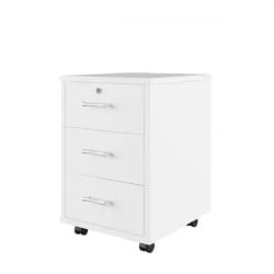 Тумба подкатная с 3 ящиками TRD29630304 Белая