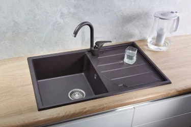 Кухонная мойка GRANULA 8002 Базальт