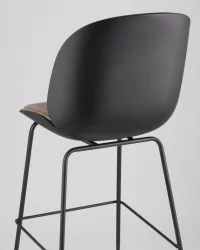 Стул барный Beetle Lite PU со спинкой Бежевый