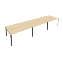 Переговорный стол (3 столешницы) Metal System Б.ПРГ-3.4 Акация/Антрацит