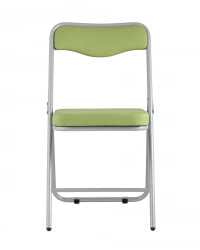 Складной стул Джонни silver экокожа Салатовый