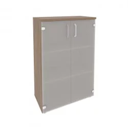 Шкаф средний широкий (2 средних фасада стекло) ОНИКС О.СТ-2.4 Дуб Аризона / ONIX O.ST-2.4