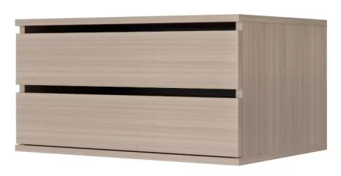 Тумба с 2 ящиками Хит-Т-17 Ясень шимо светлый