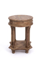 Круглый стол из дерева Бомбей - 1149 палисандр, 45*45*60 см, Natural tinted (натуральный тонированный)