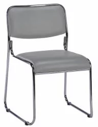 Компьютерное кресло Everprof Fix Chrome экокожа Серый