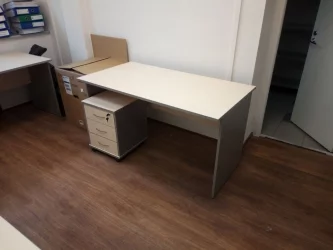 Стол для персонала СП-3 Клен/металлик