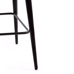 Стул барный KISH (mod. 714) ткань/металл, 50х57х110 см, высота до сиденья 78 см, коричневый barkhat 11/черный