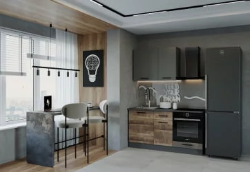 Гарнитур кухонный 1600 Гранж 1600