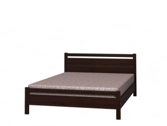 Кровать из массива Вероника 1 200х140 Орех темный