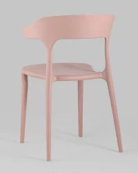 Стул пластиковый Neo с подлокотниками Пыльно-розовый