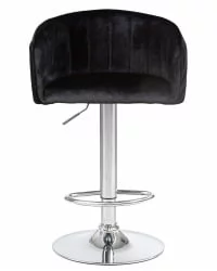 Стул барный DOBRIN DARCY Черный велюр 1922-21