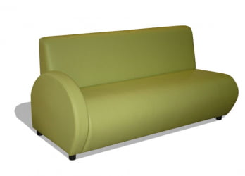 Диван с пластиковыми ножками Клауд V-600/11