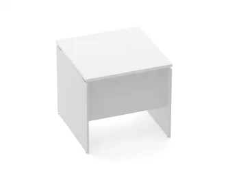 Стол прямой Дека ЛДСП каркас 75.08.08 Белый / Deka